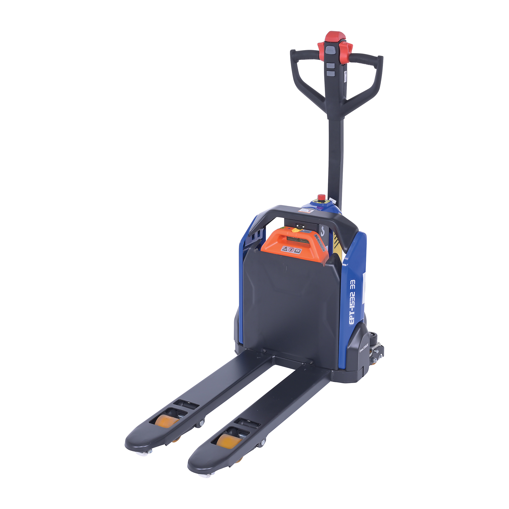 Vestil Fully Powered Electric Pallet Truck - 3300-Lb. Capacity, 32in. Fork Length, 3.1in. Min. Lift Height, Model# EPT-1532-33